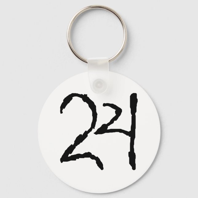 Porte-clés Number24 (Recto)