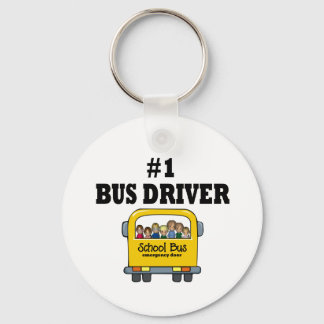 Porte-clés Number One Bus Driver