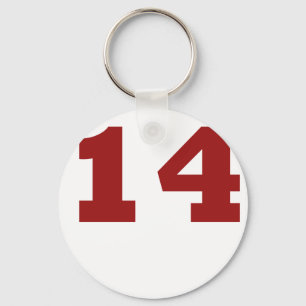 Porte-clés Numéro 14