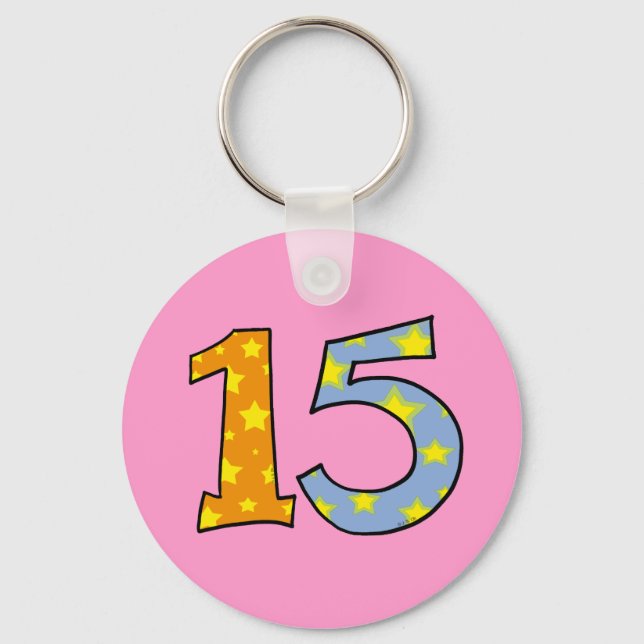 Porte-clés Numéro 15 (Recto)