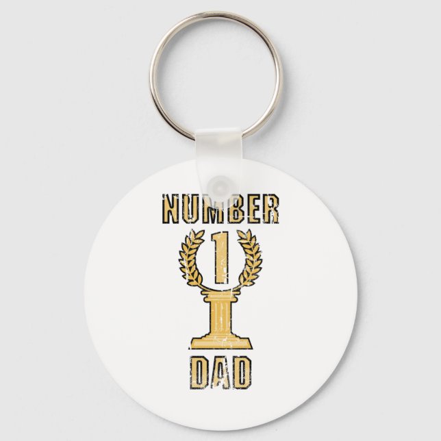 Porte-clés Numéro 1 papa (Recto)