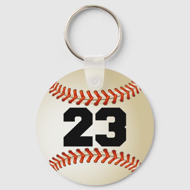 Porte-clés Numéro 23 Baseball (Recto)