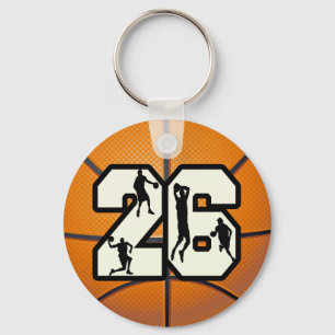 Porte-clés Numéro 26 Basketball