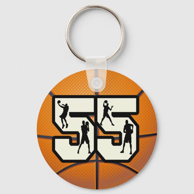 Porte-clés Numéro 55 Basketball (Recto)