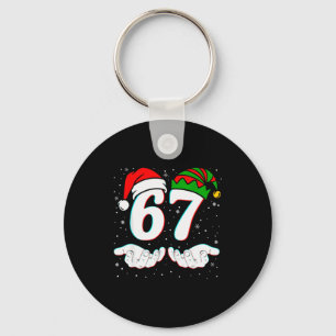 Porte-clés Numéro 67 Correspondant Six Sept 6 7 Mème 6-7 Noël