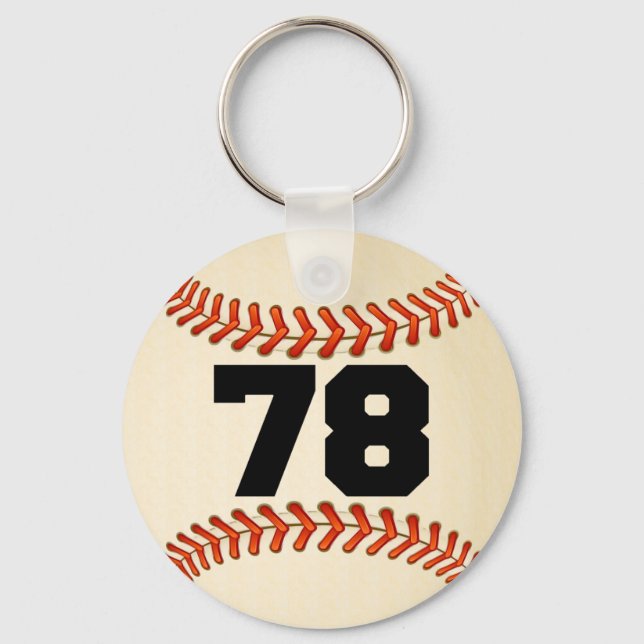 Porte-clés Numéro 78 Baseball (Recto)