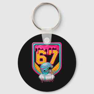 Porte-clés Numéro de Football Drip 67 Joueur de Football