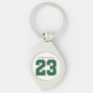 Porte-clés Numéro d'équipe de Chicago 23