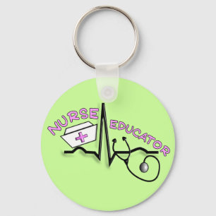 Porte-clés Nurse Educator QRS and Nurse Cap Design