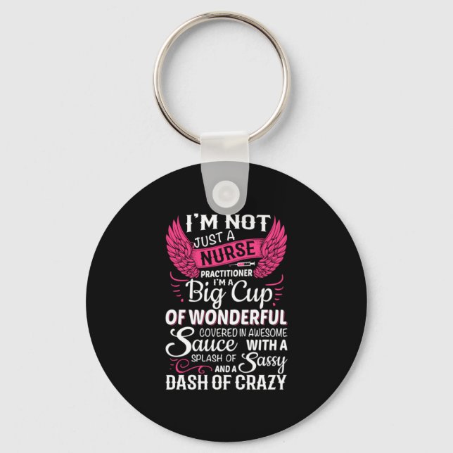 Porte-clés Nurse Gift | I Am Not Just A Nurse (Recto)