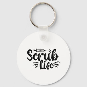 Porte-clés Nurse Gift Scrub Life