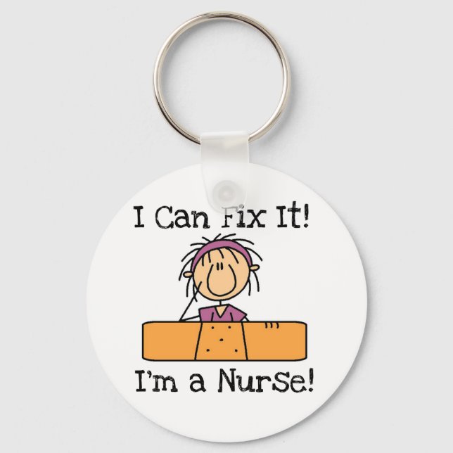 Porte-clés Nurse I Can Fix It T-shirts et cadeaux (Recto)