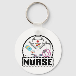 Porte-clés Nurse With Equipment Design