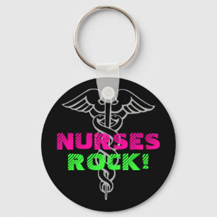 Porte-clés Nurses Rock Keychain   Neon colors