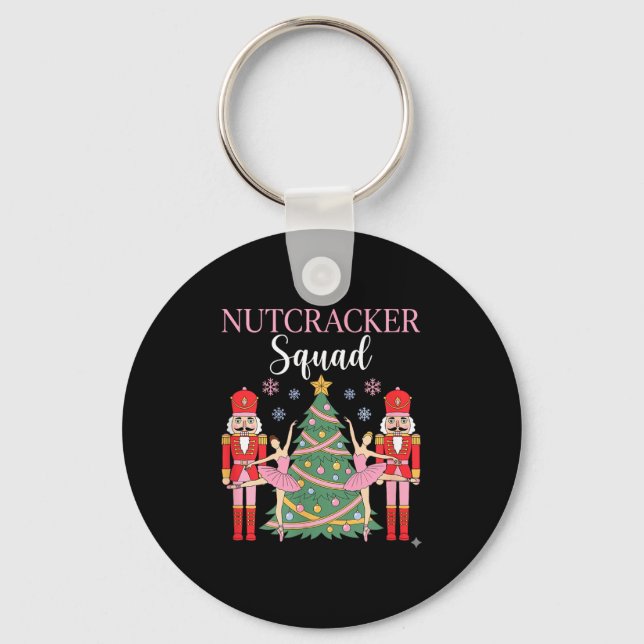 Porte-clés Nutcracker Ballet Christmas Ballerina Nk Dance Squ (Recto)