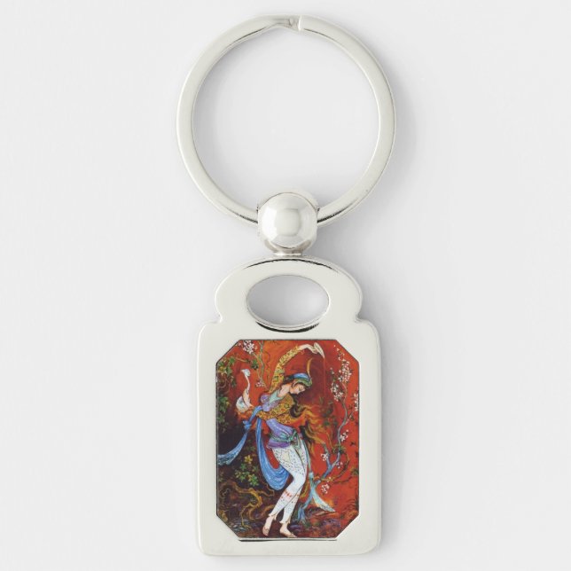 Porte-clés Nymphe miniature persane de danse (Devant)