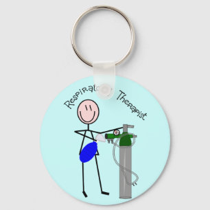 Porte-clés O2 de thérapeute respiratoire et conception de sa