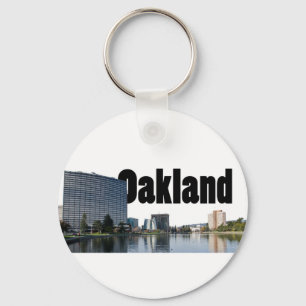 Porte-clés Oakland la Californie avec Oakland dans le ciel