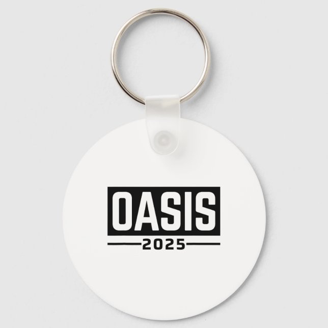 Porte-clés Oasis 2025 Californie Ca Souvenirs  (Recto)