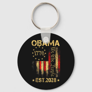 Porte-clés Obama 2028 We The People President 2028 America Fl