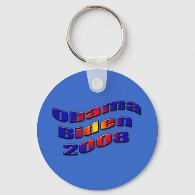 Porte-clés obama biden 2008 (Recto)