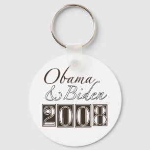 Porte-clés Obama Biden BW 2008