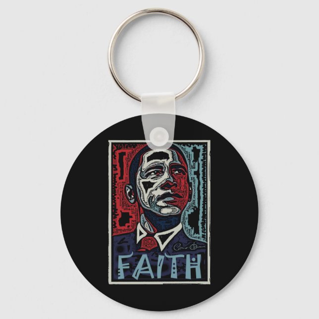 Porte-clés Obama Faith 2 (Recto)
