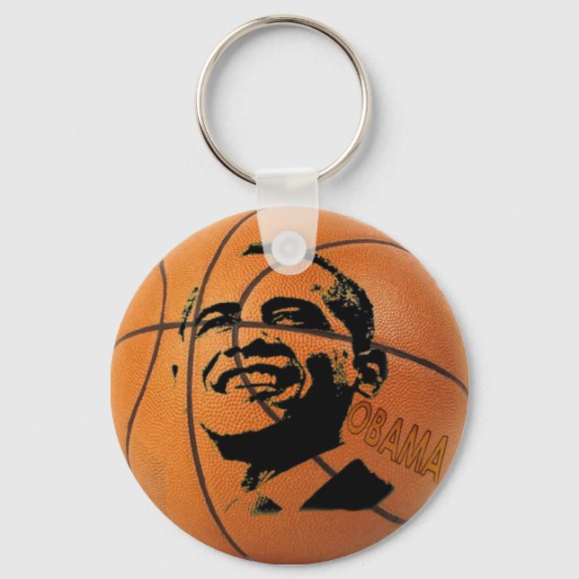 Porte-clés Obama Porte - clé de basket-ball (Recto)