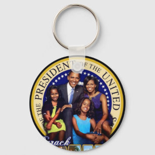 Porte-clés obama-premier-famille