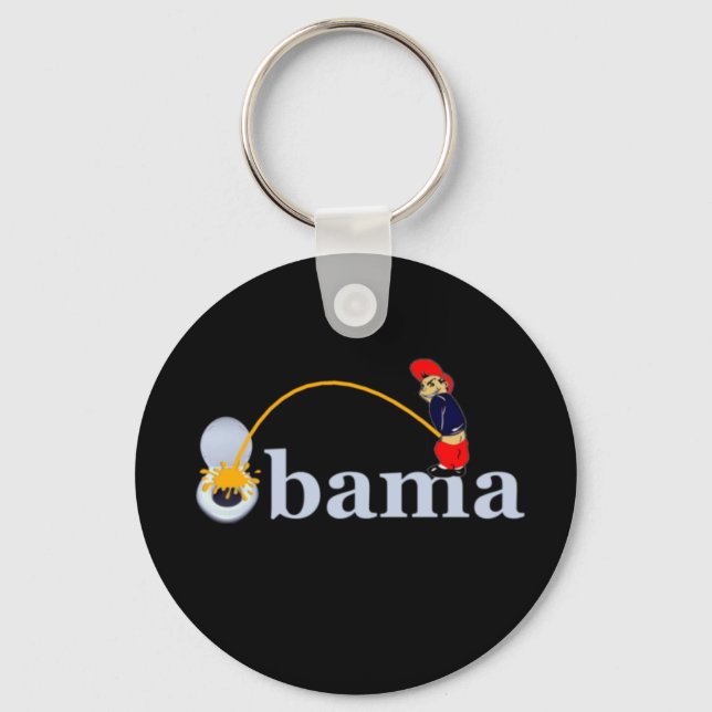 Porte-clés Obama (toilettes) (Recto)