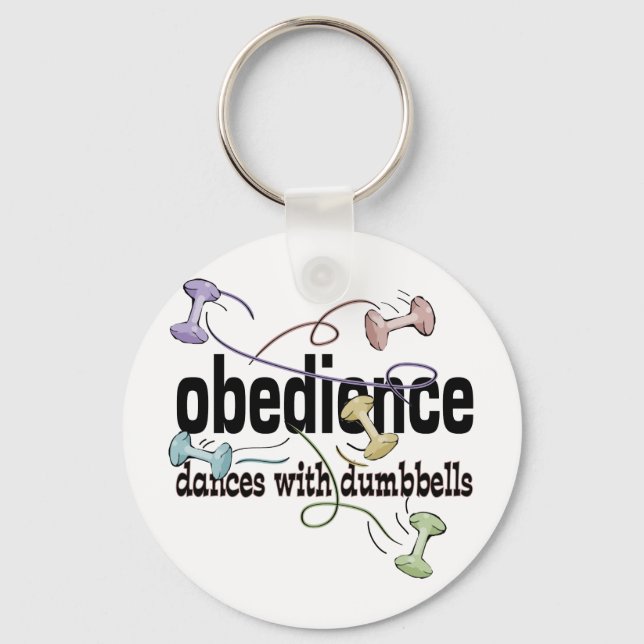 Porte-clés Obedience: Dances with Dumbbells (Recto)