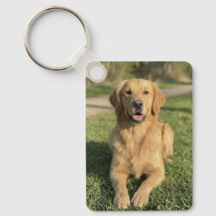 Porte-clés Objet de dévotion pour amateur de chien avec photo
