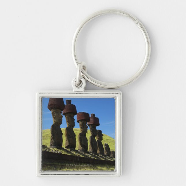 Porte-clés Objets façonnés de Rapa Nui, île de Pâques (Devant)
