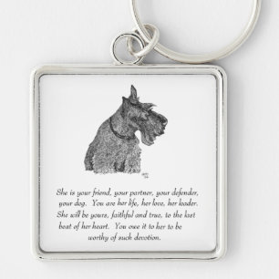 Porte-clés Objets souvenirs Terrier Écossais - FEMELLE