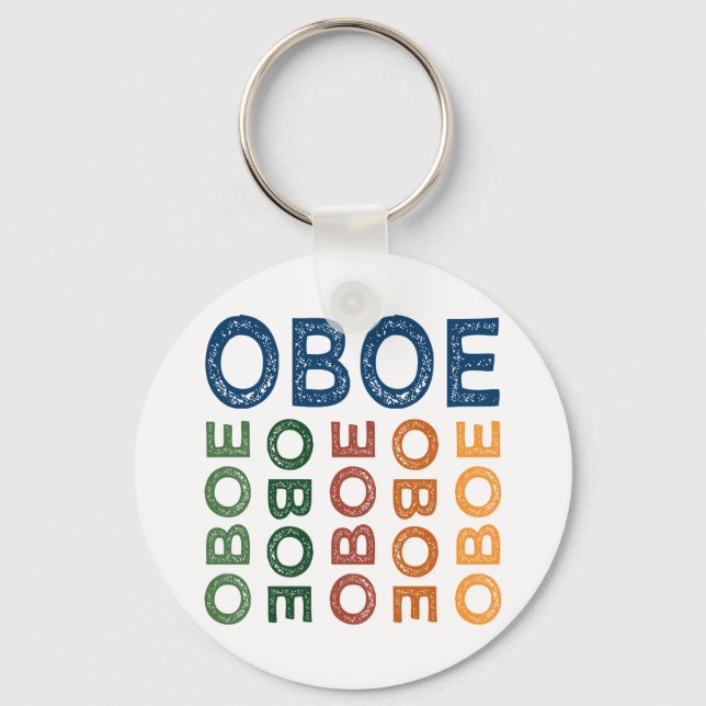 Porte-clés Oboe coloré (Recto)