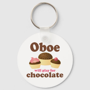 Porte-clés Oboe Jouera Pour Le Chocolat