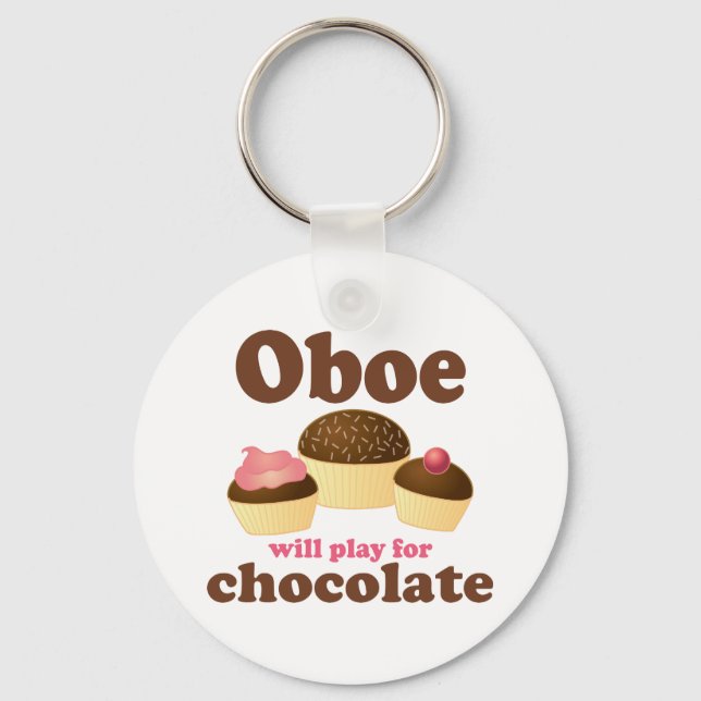 Porte-clés Oboe Jouera Pour Le Chocolat (Recto)