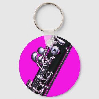 Porte-clés Oboe Photo sur Porte - clé Arrière - plan rose