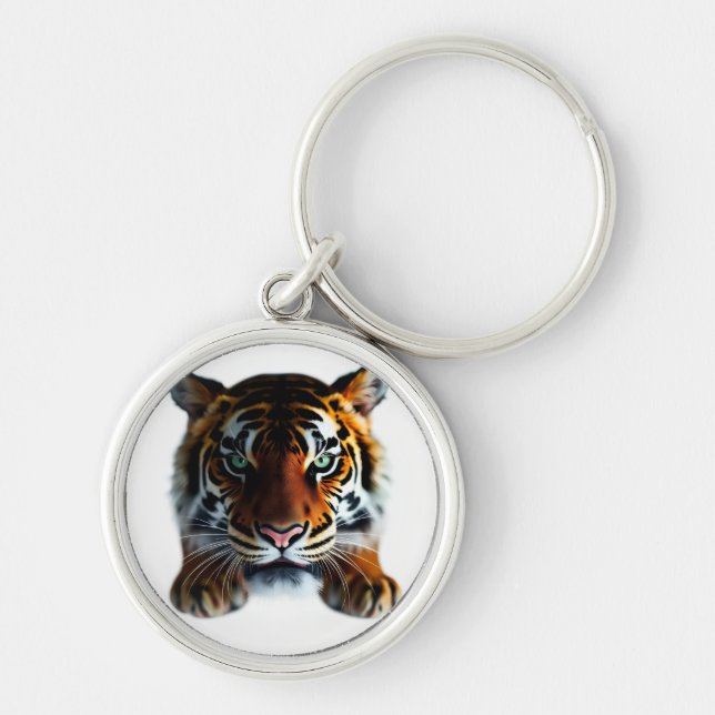 Porte-clés Observation de Tigre (Devant)