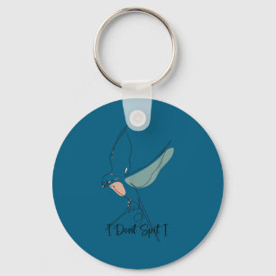 Porte-clés Observation d'oiseaux drôle regardant oiseaux je n