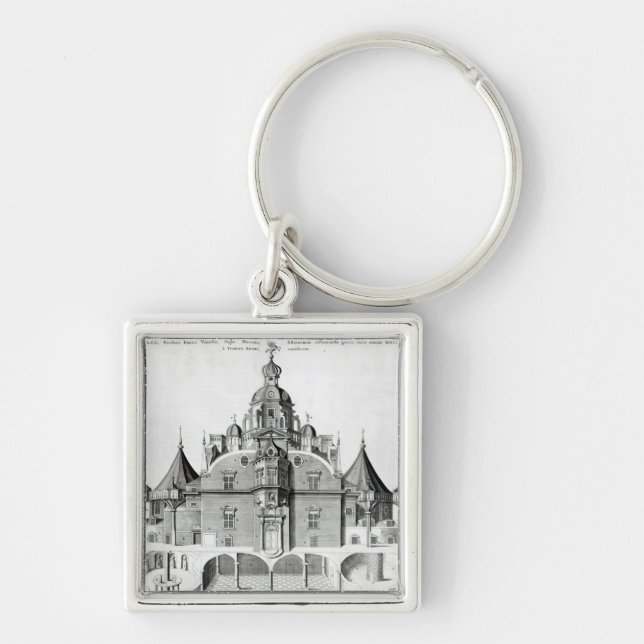 Porte-clés Observatoire Uraniborg de Tycho Brahe (Devant)