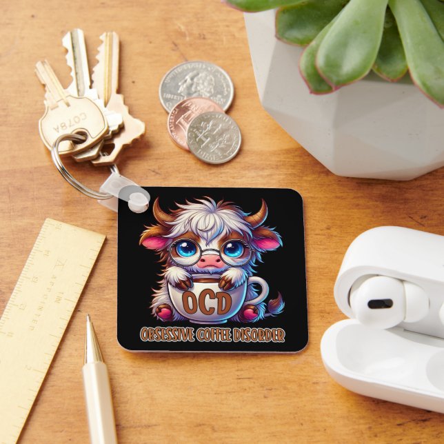 Porte-clés Obsessive Coffee Disorder  (Bureau)