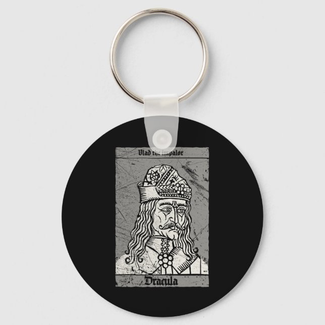 Porte-clés Occult Dracula - Vlad The Impaler Horror Vampire (Recto)