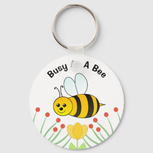 Porte-clés Occupé comme une abeille Personnalisé 