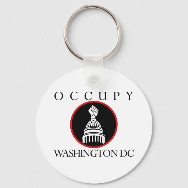 Porte-clés Occupy Washington DC (Recto)