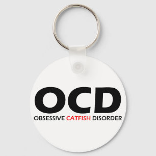 Porte-clés OCD - Désordre obsédant de poisson-chat