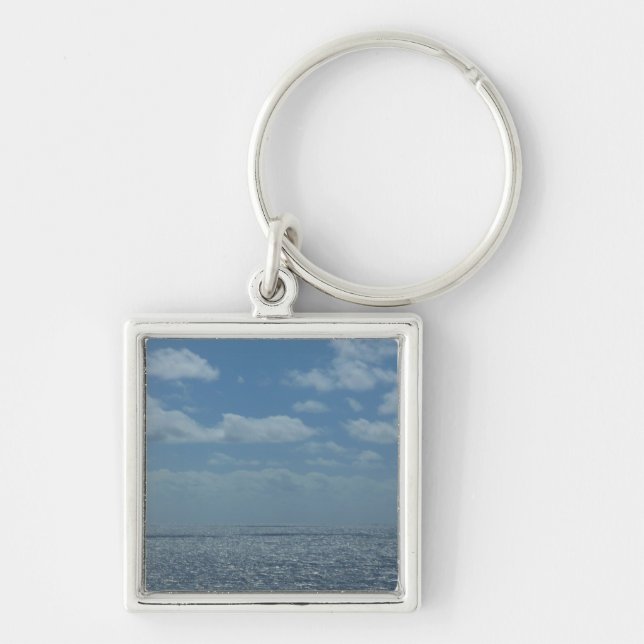 Porte-clés Océan bleu de la mer des Caraïbes (Devant)