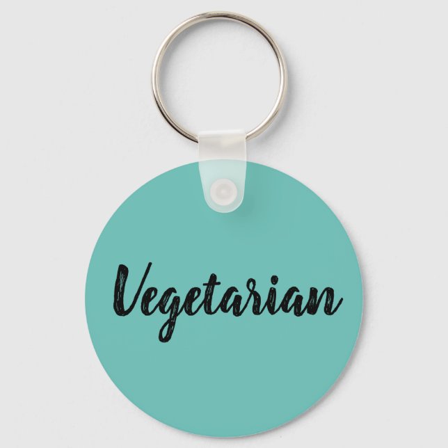 Porte-clés - Océan Bleu Végétarien (Recto)
