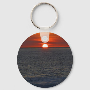 Porte-clés Océan de coucher du soleil