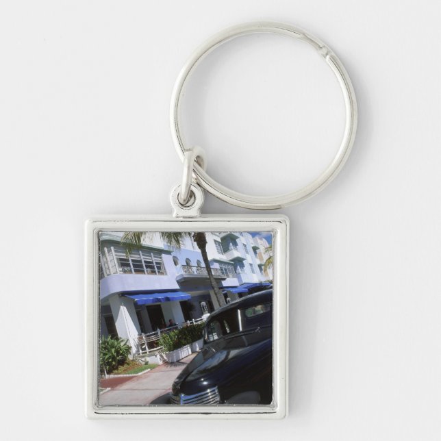 Porte-clés Ocean Drive, Miami Beach Floride (Devant)